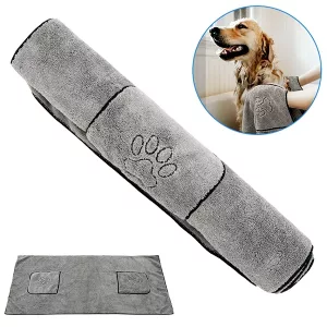 snabbtorkande handduk, hundhandduk, hundbadhandduk, mikrofiberhundhandduk, superabsorberande handduk, husdjurshandduk