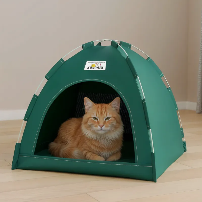 cat house, folding cat house, pet tent, breathable cat house, cat tent house