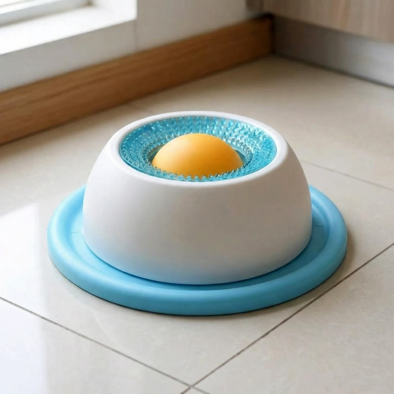 Rullande Boll Slickleksak Långsam Matare Vattenskål för Hundar