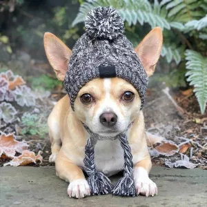 winter dog hat with ear holes