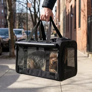 soft-sided pet carrier